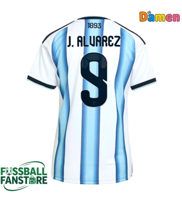 Argentinien Julian Alvarez #9 Replik Heimtrikot Damen WM 2026 Kurzarm